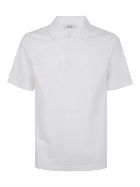 25SS 랑방 폴로 티셔츠 RMPL0111J011P2501 White