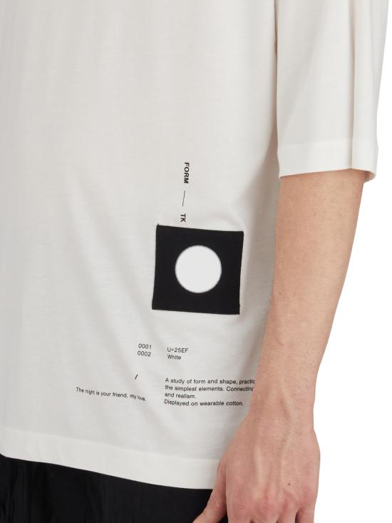 25FW 톰크롬 반팔 티셔츠 LMTS839OFFWHITE - THOM KROM