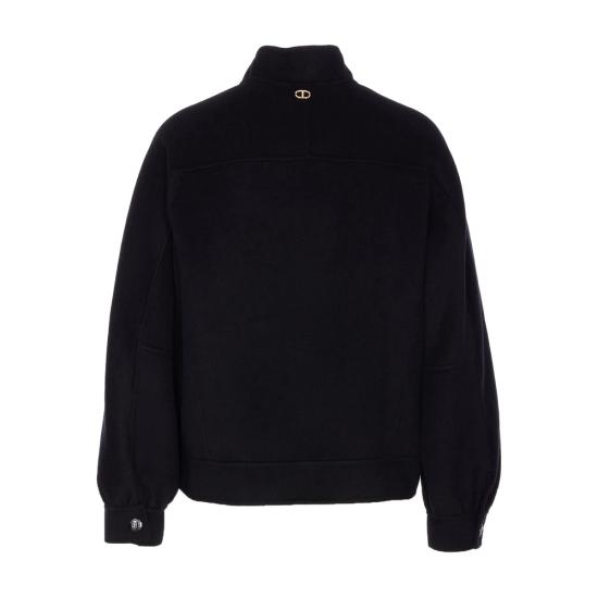 25FW 트윈셋 봄버 자켓 252TP2071 00006 BLACK - TWINSET