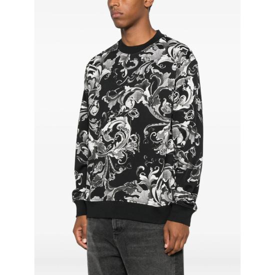 25FW 베르사체 긴팔 티셔츠 79GAI3R0 FS201 899 BLACK - VERSACE