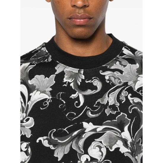 25FW 베르사체 긴팔 티셔츠 79GAI3R0 FS201 899 BLACK - VERSACE