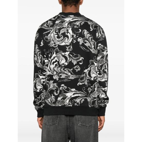 25FW 베르사체 긴팔 티셔츠 79GAI3R0 FS201 899 BLACK - VERSACE