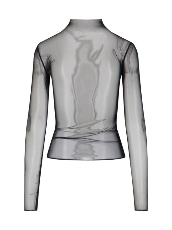 25SS 더프랭키샵 긴팔 티셔츠 TULIA LONG SLEEVE MESH TEE BLACK Black - THE FRANKIE SHOP