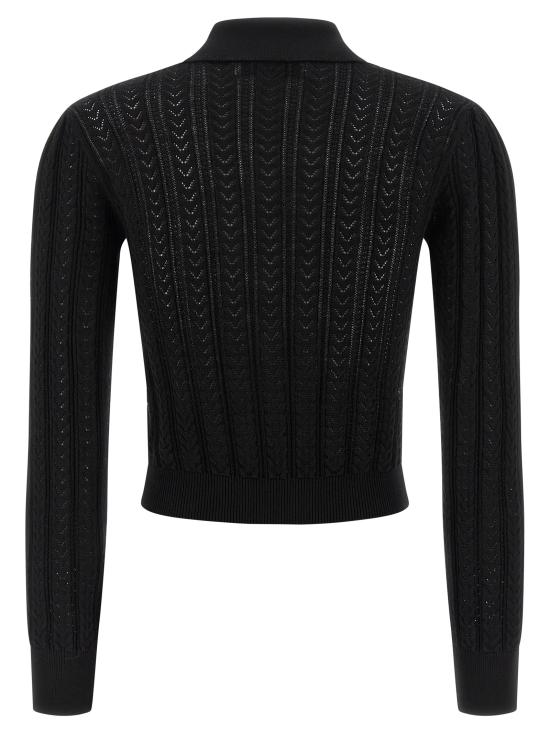 25FW 알레산드라리치 가디건 FABX4169K46010056 Black - ALESSANDRA RICH