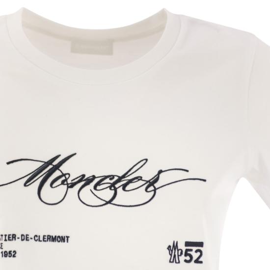 25FW 몽클레어 반팔 티셔츠 K20938C00005 WHITE - MONCLER