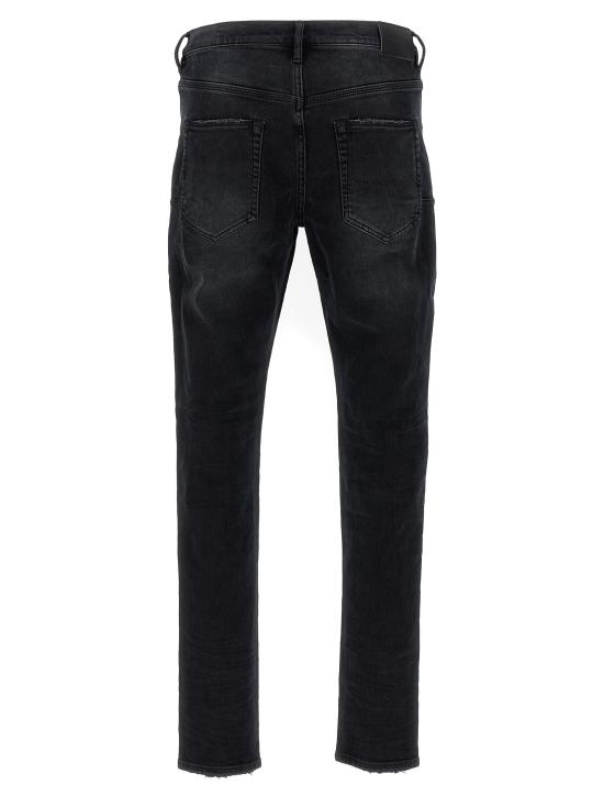 25FW 퍼플 브랜드 데님 팬츠 P002BLRBLACKREPAIR Black - PURPLE BRAND