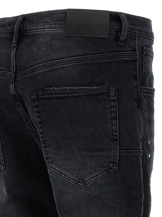 25FW 퍼플 브랜드 데님 팬츠 P002BLRBLACKREPAIR Black - PURPLE BRAND