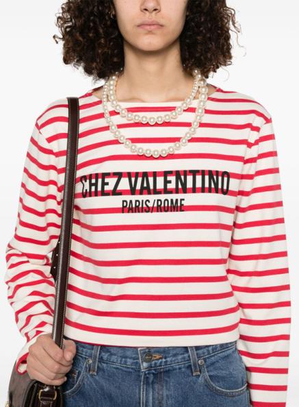 25SS 발렌티노 가라바니 긴팔 티셔츠 6B3MG24C962 AS0 - VALENTINO GARAVANI