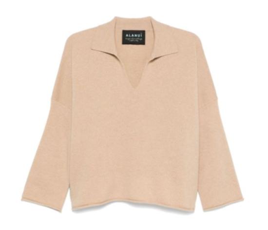 25SS 알라누이 폴로 티셔츠 LWHV002R25 KNI0026100 Sandstorm - ALANUI