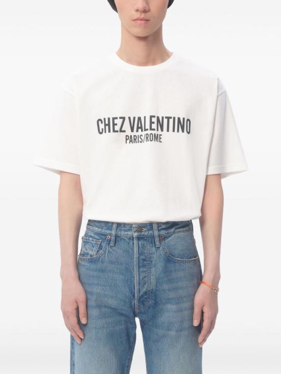 25SS 발렌티노 가라바니 반팔 티셔츠 6V3MG16PAPAG A03 - VALENTINO GARAVANI