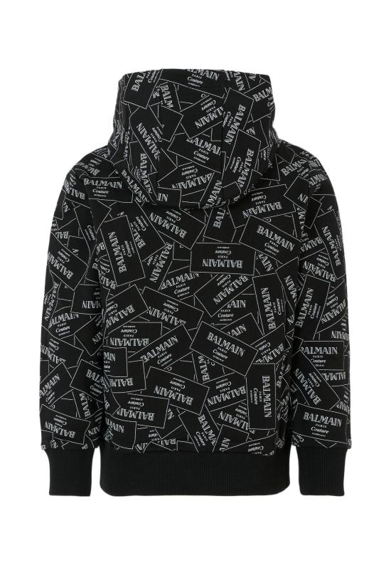 25FW [키즈] 발망 니트/스웻셔츠 BX4P60 Z3331 930BC BLACK - BALMAIN