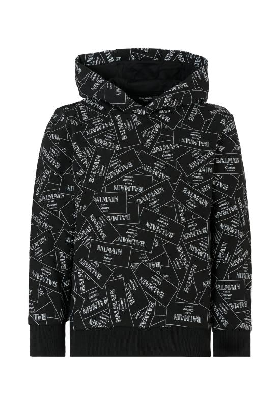 25FW [키즈] 발망 니트/스웻셔츠 BX4P60 Z3331 930BC BLACK