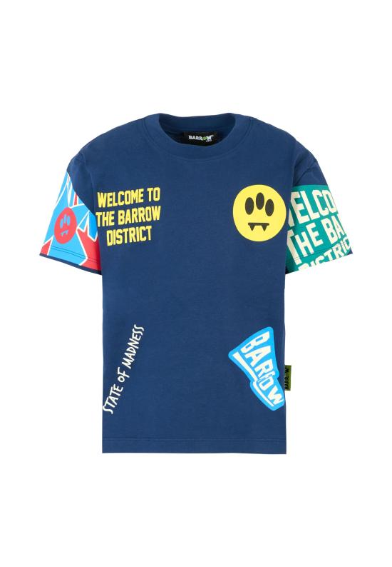 25FW [키즈] 바로우 티셔츠 F5BKJUTH079 060 BLUE