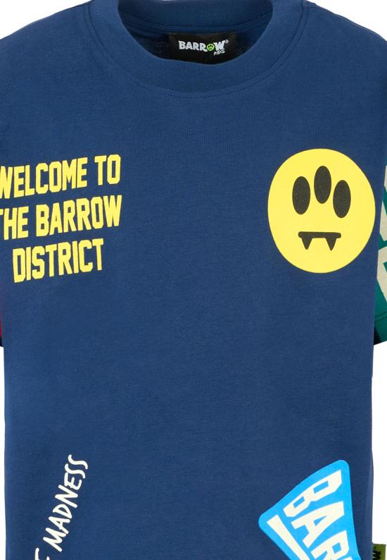 25FW [키즈] 바로우 티셔츠 F5BKJUTH079 060 BLUE - BARROW