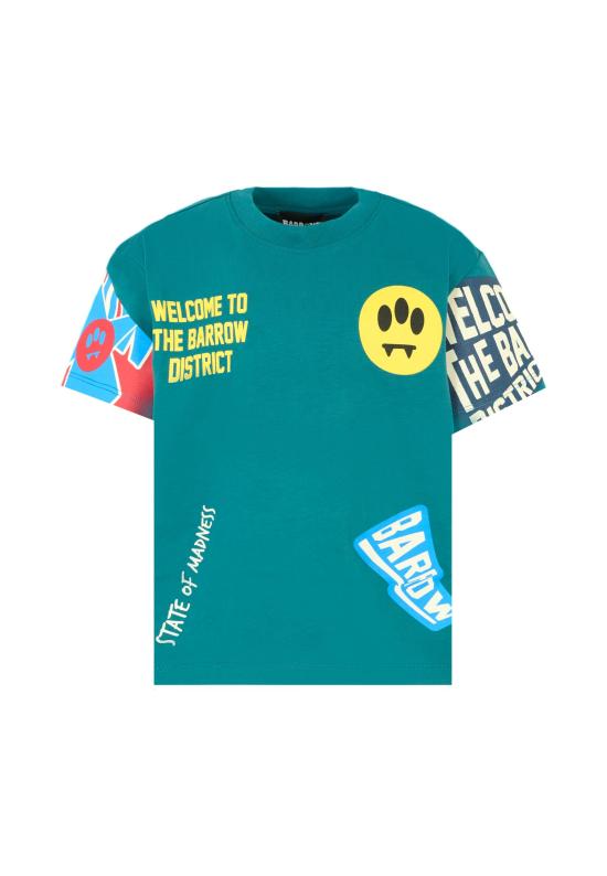 25FW [키즈] 바로우 티셔츠 F5BKJUTH079 309 GREEN