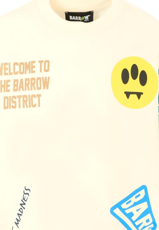 25FW [키즈] 바로우 티셔츠 F5BKJUTH079 013 IVORY - BARROW