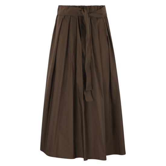 25FW 위켄드막스마라 롱 스커트 2525106031600 CHOCOLATE