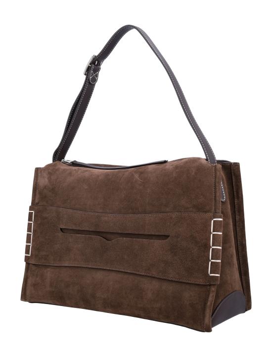 25FW JW앤더슨 숄더백 HB0749LA0364 600 Marrone - JW ANDERSON