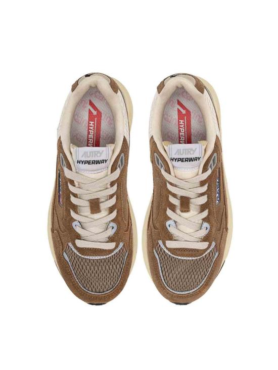  오트리 HYPERWAY 하이퍼웨이 스니커즈  HYLWUM04 Brown - AUTRY