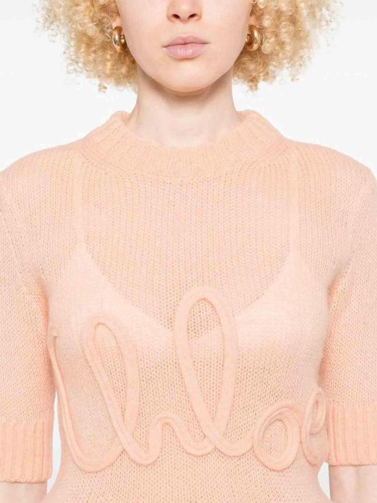 25FW 끌로에 블라우스 CH25UMP2674081L Nude Neutrals - CHLOE