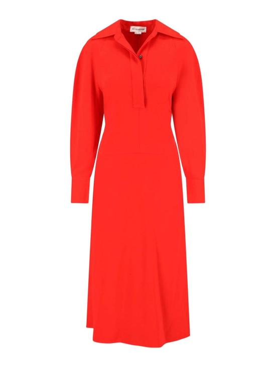 25FW 빅토리아 베컴 미디 원피스 1325WDR006598ATOMATO Red