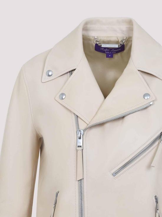  랄프 로렌 바이커 자켓 290975198001 Beige - RALPH LAUREN
