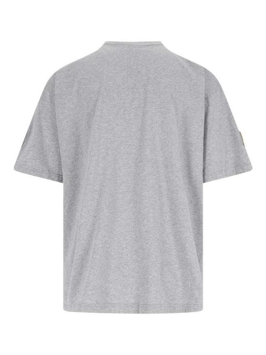 25FW 발렌시아가 유니폼 머치 오버사이즈 티셔츠 831305TSVH41300 Grey - BALENCIAGA