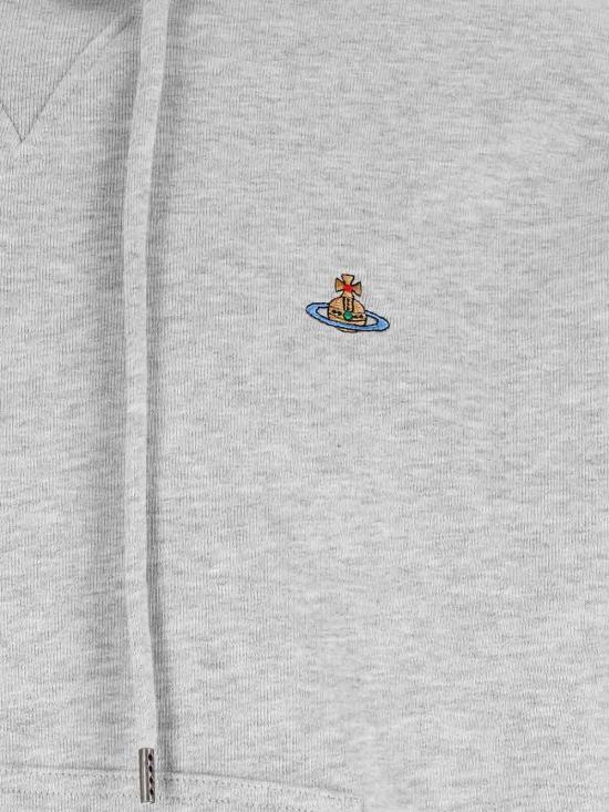  비비안웨스트우드 후드 티셔츠 2I01000MJ006OP001 Grey - VIVIENNE WESTWOOD