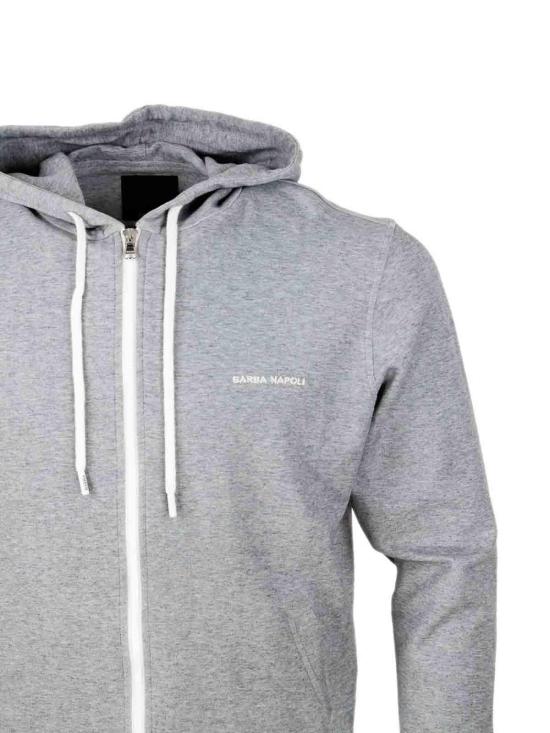  발바 후드 티셔츠 UCCIO41203 Grey - BARBA