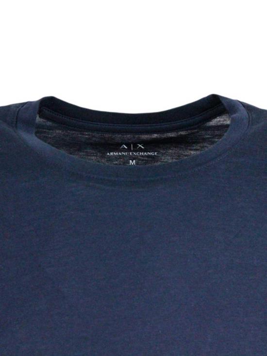 26FW 알마니 긴팔 티셔츠 8NZM77ZJA5Z1510 Blue - ARMANI