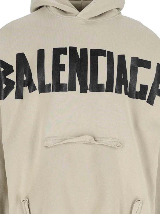 25FW 발렌시아가 테이프 포켓 후디 744441TSV869501 - BALENCIAGA