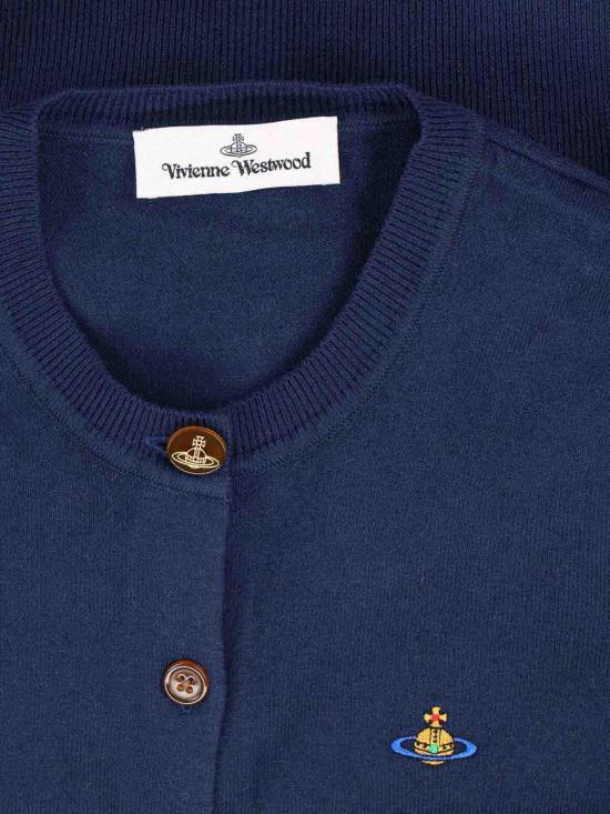  비비안웨스트우드 BEA 베아 니트 가디건 1803002PY001VK410 Blue - VIVIENNE WESTWOOD