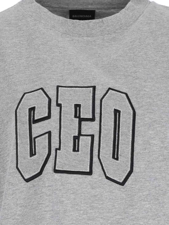 25FW 발렌시아가 반팔 티셔츠 826344TSVP31300 Grey - BALENCIAGA