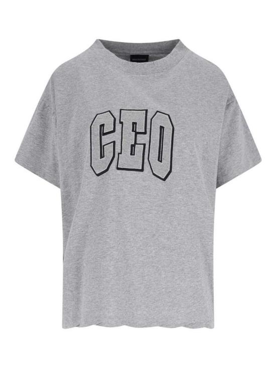 25FW 발렌시아가 반팔 티셔츠 826344TSVP31300 Grey