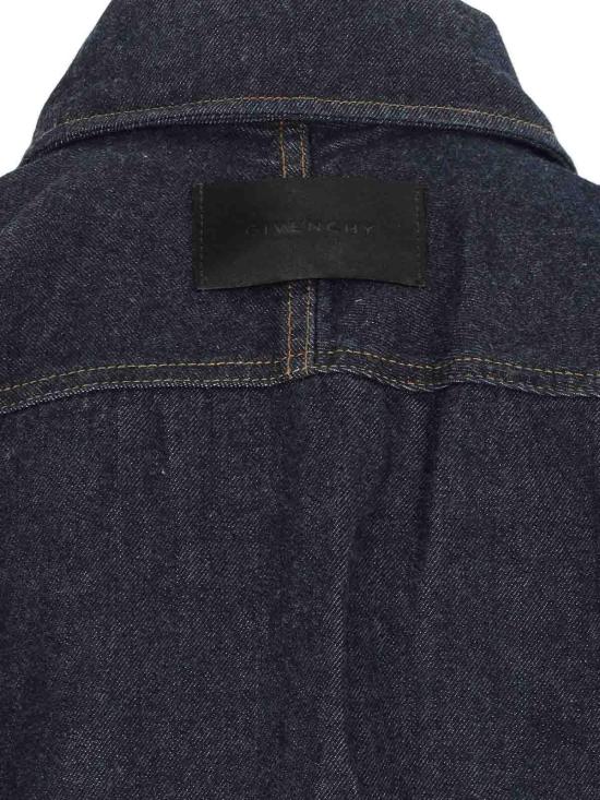 25FW 지방시 데님 셔츠 BW61F1516P401 Blue - GIVENCHY