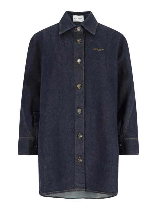 25FW 지방시 데님 셔츠 BW61F1516P401 Blue