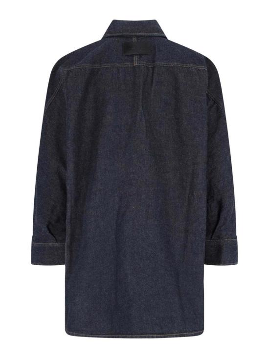 25FW 지방시 데님 셔츠 BW61F1516P401 Blue - GIVENCHY