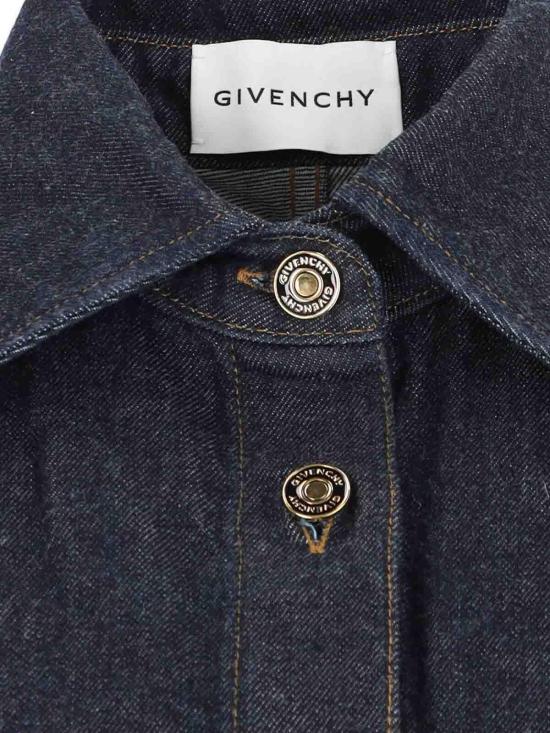 25FW 지방시 데님 셔츠 BW61F1516P401 Blue - GIVENCHY