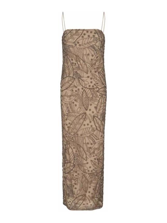 25SS 랄프 로렌 미디 원피스 253963766001 Brown
