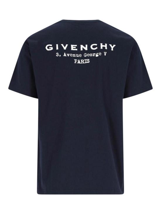 26SS 지방시 반팔 티셔츠 BM71NK3YRJ499 Blue - GIVENCHY