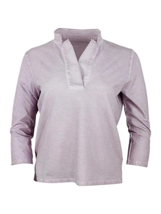 26SS 플루마나크 반팔 티셔츠 12W311631FFLORA Light Purple