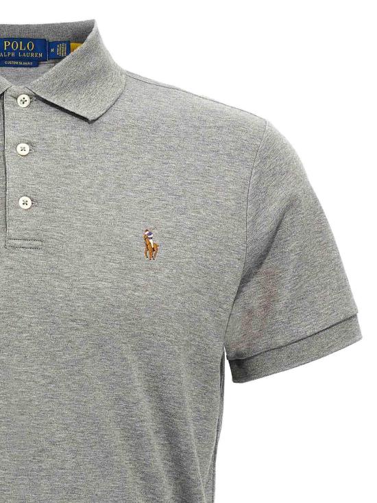  폴로 랄프로렌 폴로 티셔츠 710713130007 Grey - POLO RALPH LAUREN
