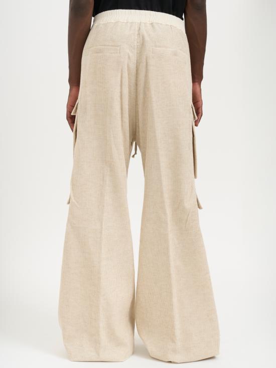 25FW 릭 오웬스 스트레이트 팬츠 MRU02E1339MLC21 Cream - RICK OWENS