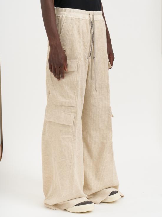 25FW 릭 오웬스 스트레이트 팬츠 MRU02E1339MLC21 Cream - RICK OWENS