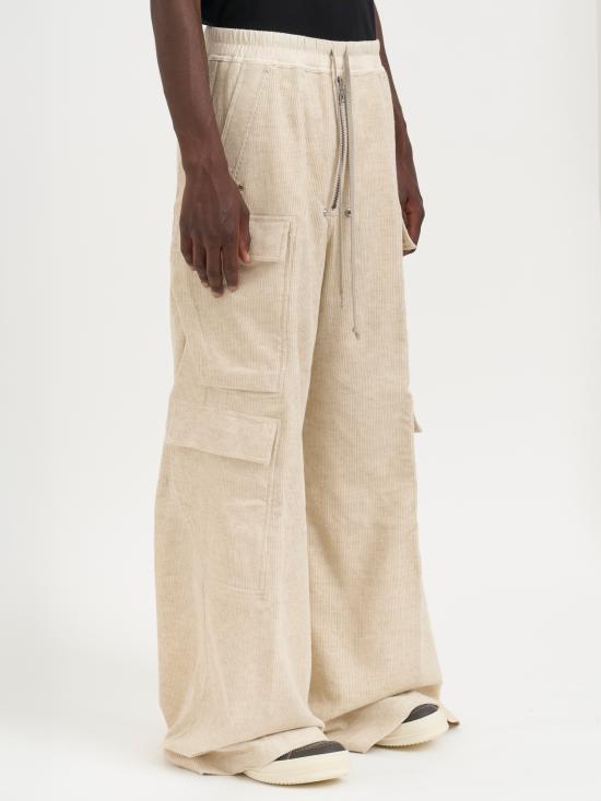 25FW 릭 오웬스 스트레이트 팬츠 MRU02E1339MLC21 Cream - RICK OWENS