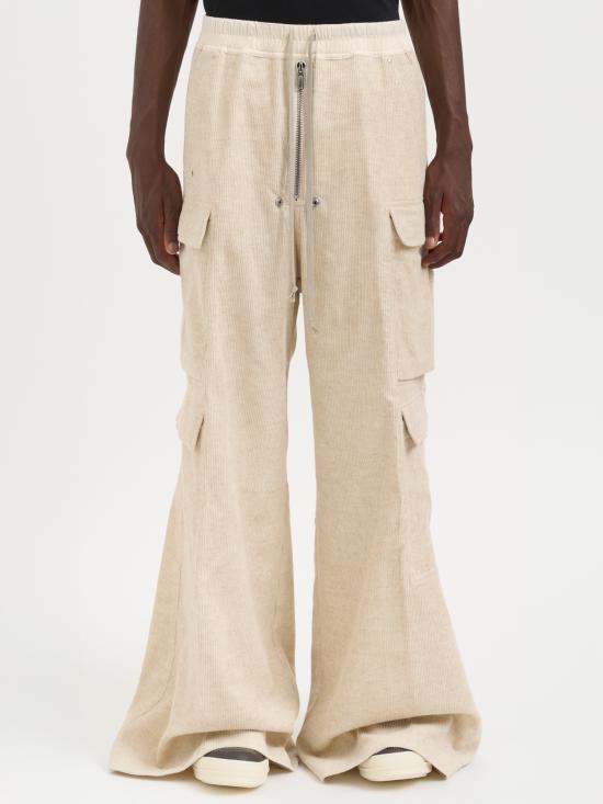 25FW 릭 오웬스 스트레이트 팬츠 MRU02E1339MLC21 Cream - RICK OWENS