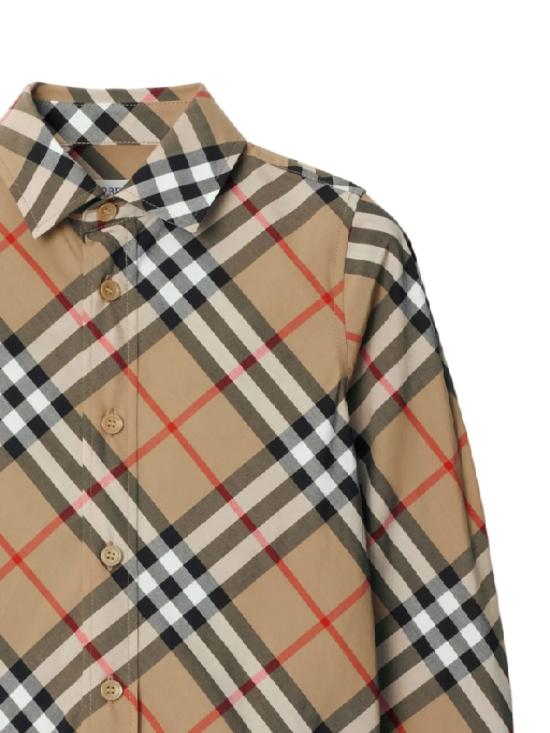 25FW [키즈] 버버리 셔츠 8088966 X SAND IP CHECK - BURBERRY