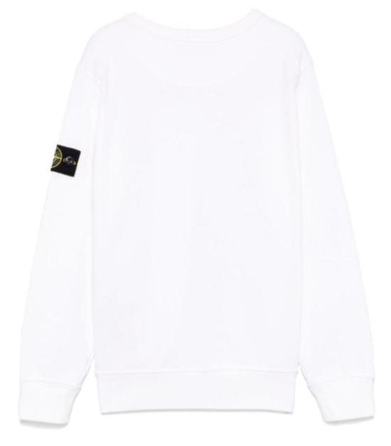 25SS [키즈] 스톤 아일랜드 트레이닝 상의 K1S166100011 S0040V0001 White - STONE ISLAND