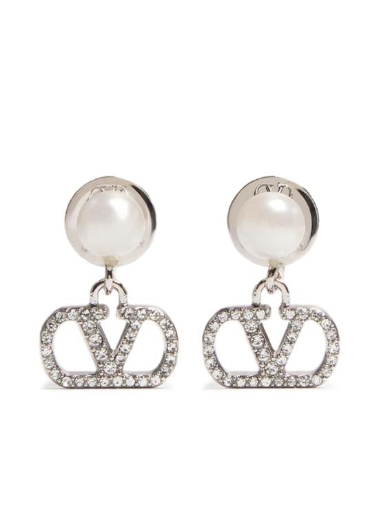 25FW 발렌티노 가라바니 이어링 7W2J0X81 HJYR4S Palladium - VALENTINO GARAVANI