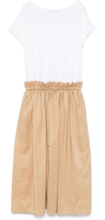 25SS 파비아나 필리피 숏 원피스 ABD275F626L374 VR1 Bianco ottico sabbia